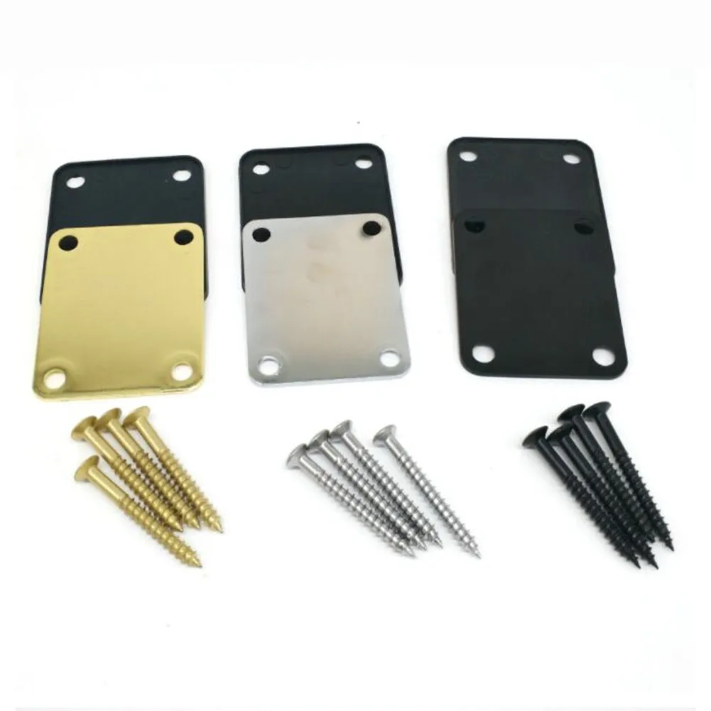 Electric Guitar Neck Backing Plate Bass Neck Strength Connect Board Joint Plate Guitar Accessories Guitar Neck Joint Plate Set
Electric Guitar Neck Backing Plate Bass Neck Strength Connect Board Joint Plate Guitar Accessories Guitar Neck Joint Plate Set
