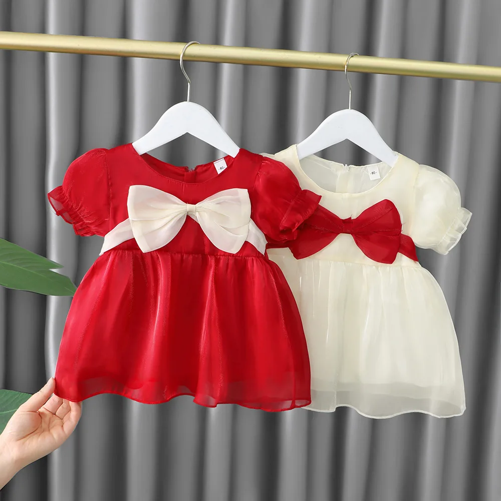 2022new girl's summer dressPrincess Darling Bow Waist Chiffon dress Pure color lovely temperament Comfortable with zipper dress
2022new girl's summer dressPrincess Darling Bow Waist Chiffon dress Pure color lovely temperament Comfortable with zipper dress