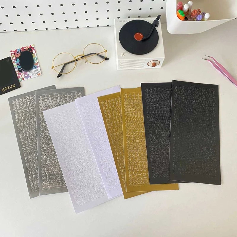 69HB 5 листов, металлические наклейки с алфавитом, верхняя буква, нижняя буква, блестящая самоклеящаяся 26 букв, цифры, наклейки 
69HB 5 листов, металлические наклейки с алфавитом, верхняя буква, нижняя буква, блестящая самоклеящаяся 26 букв, цифры, наклейки