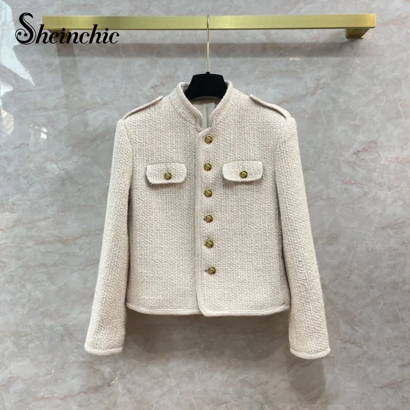 High Quality Handmade Jaqueta Feminina 2023 Korean Fashion Streetwear Y2k Manteau Femme Hiver Wool Coat Women Luxury 
High Quality Handmade Jaqueta Feminina 2023 Korean Fashion Streetwear Y2k Manteau Femme Hiver Wool Coat Women Luxury