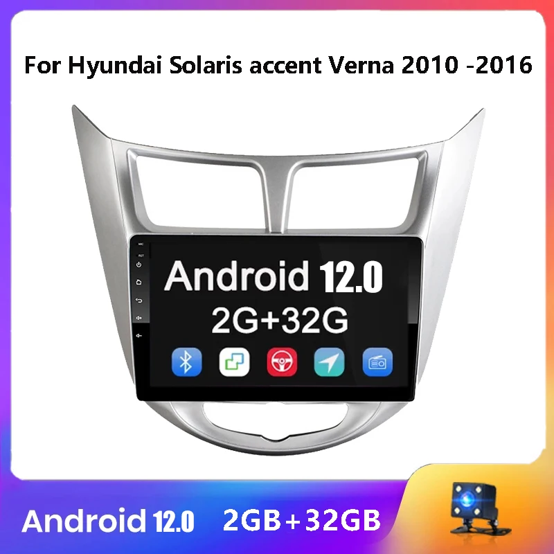 Автомобильный мультимедийный MP5-плеер на Android 12,0, автомобильный DVD-плеер для Solaris Verna Accent 2010-2016, автомобильный GPS-радиоприемник, видеонаблюдение, 2G + Rom32G
Автомобильный мультимедийный MP5-плеер на Android 12,0, автомобильный DVD-плеер для Solaris Verna Accent 2010-2016, автомобильный GPS-радиоприемник, видеонаблюдение, 2G + Rom32G