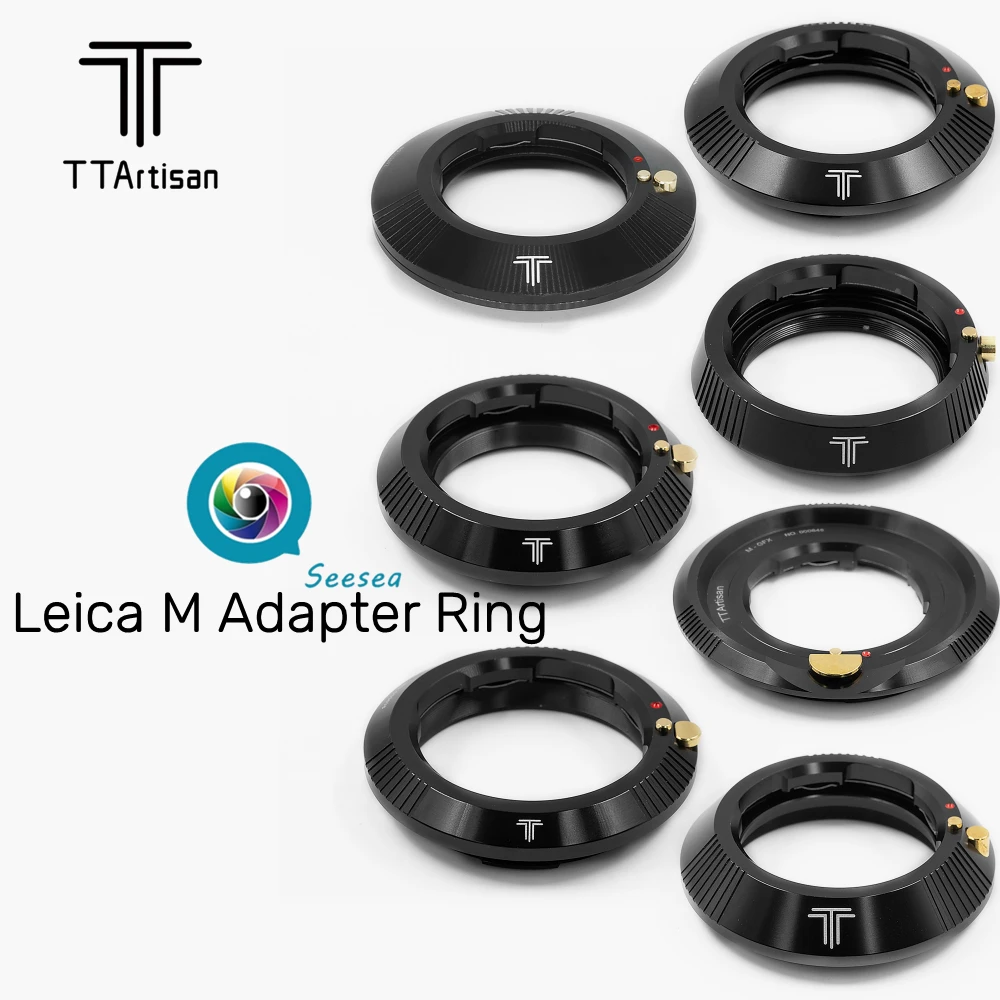 TTArtisan Lens Adapter Ring M-E M-RF M-FX M-GFX M-Z M-L M-X1D for Leica M Mount Lens to E/ RF/ FX/ Z/ X1D/ L/GFX Cameras
TTArtisan Lens Adapter Ring M-E M-RF M-FX M-GFX M-Z M-L M-X1D for Leica M Mount Lens to E/ RF/ FX/ Z/ X1D/ L/GFX Cameras
