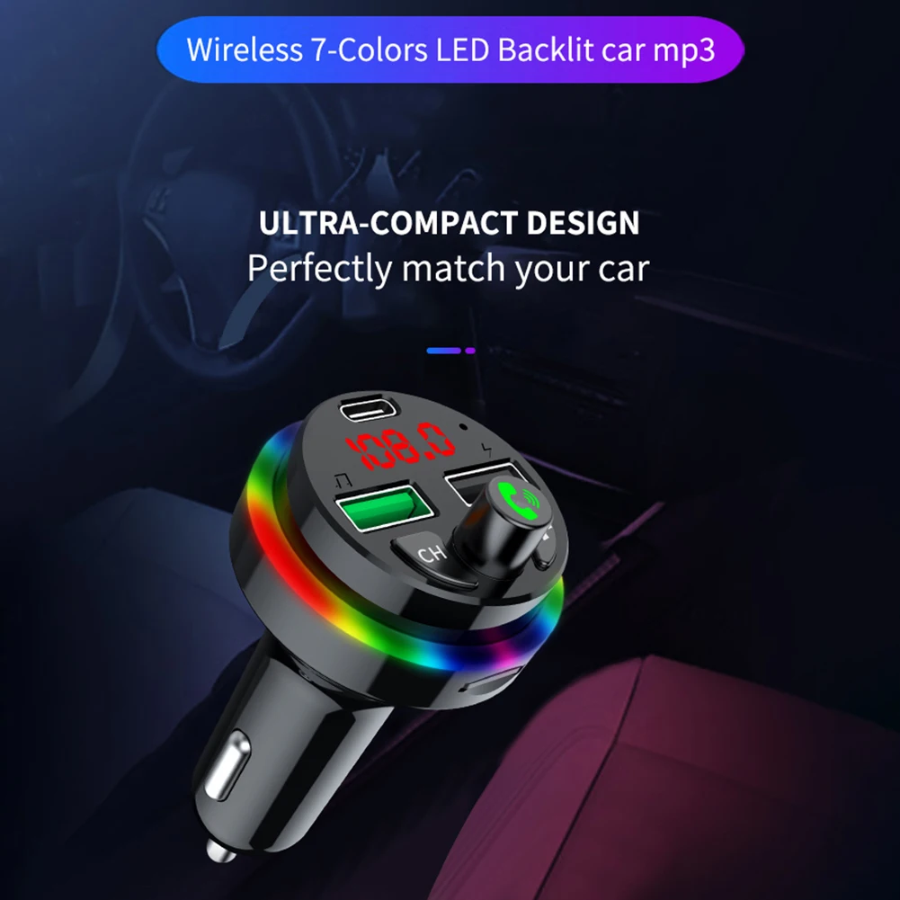Bluetooth 5,0 автомобильный беспроводной FM-трансмиттер адаптер 2USB PD зарядное устройство AUX Hands-Free автомобильные электронные аксессуары
Bluetooth 5,0 автомобильный беспроводной FM-трансмиттер адаптер 2USB PD зарядное устройство AUX Hands-Free автомобильные электронные аксессуары