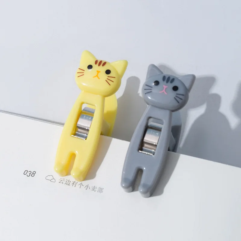 New Sealing Clip Food Press Sealing Clip Portable Storage Cartoon Cat Snack Sealing Clamp Plastic Tool Multifunction Accessories
New Sealing Clip Food Press Sealing Clip Portable Storage Cartoon Cat Snack Sealing Clamp Plastic Tool Multifunction Accessories