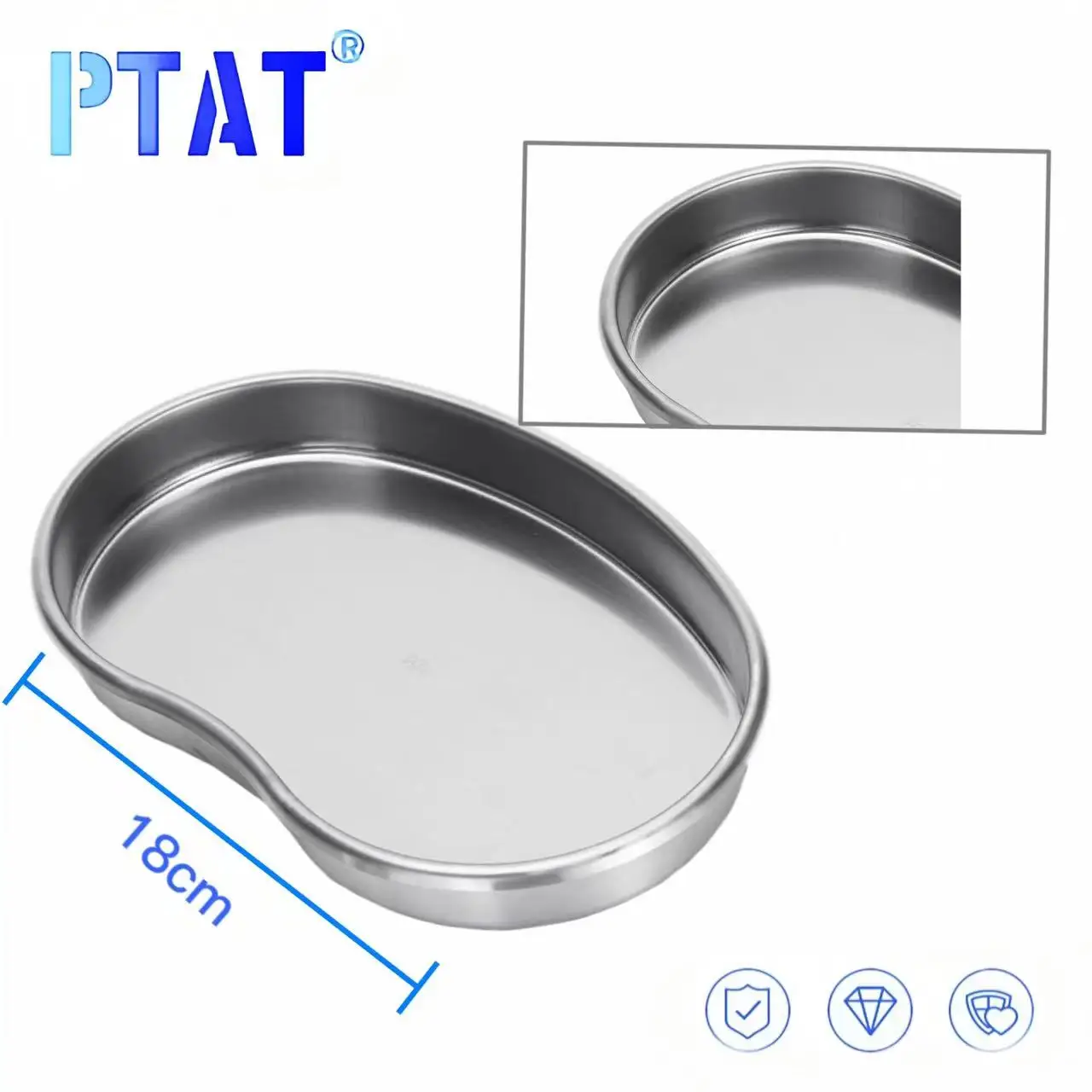 Dental Stainless Steel Medical Plate Surgical Instruments Bending Tray Disinfection Eyebrow Lip Permanent Sterilizatio Accessory
Dental Stainless Steel Medical Plate Surgical Instruments Bending Tray Disinfection Eyebrow Lip Permanent Sterilizatio Accessory