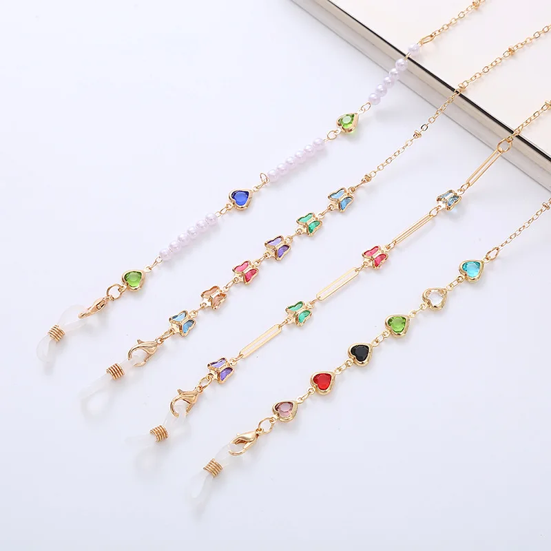 Bohemia Heart Butterfly Pearl Glasses Chain for Women Men Sunglasses Mask Holder Lanyard Necklace Hang on Neck Eyewear Jewelry 
Bohemia Heart Butterfly Pearl Glasses Chain for Women Men Sunglasses Mask Holder Lanyard Necklace Hang on Neck Eyewear Jewelry
