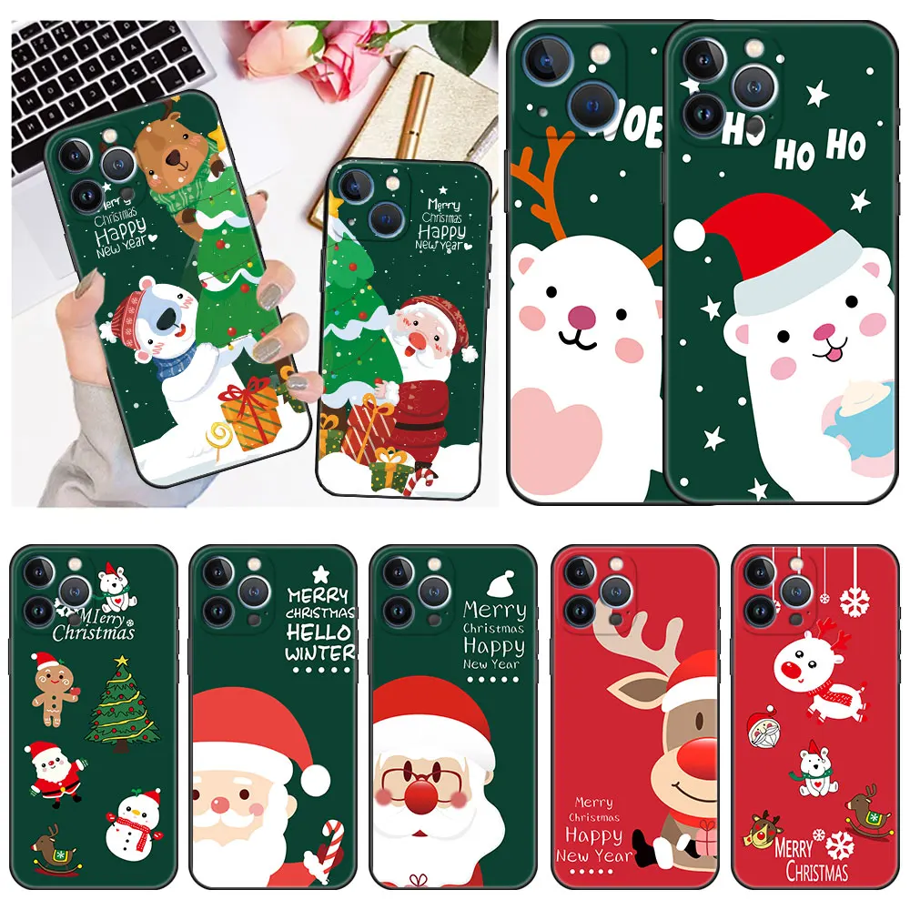 Case For Apple iPhone 14 11 13 12 Pro 7 Plus XR X XS Max 6 6S 13Pro Max Black Silicone Phone Funda Snowman Christmas
Case For Apple iPhone 14 11 13 12 Pro 7 Plus XR X XS Max 6 6S 13Pro Max Black Silicone Phone Funda Snowman Christmas