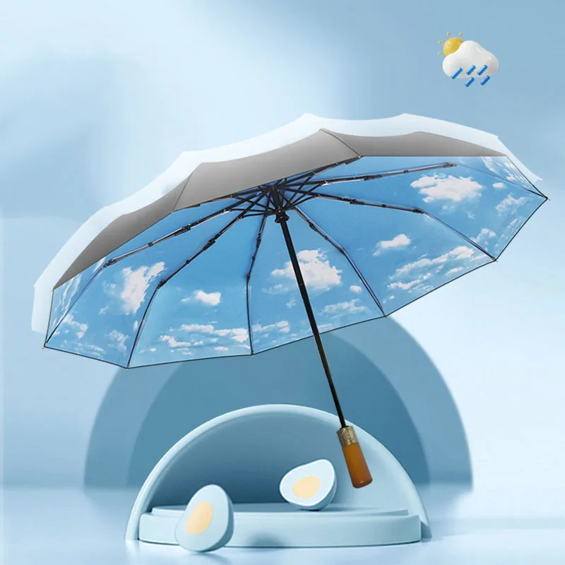 Windproof Double Layer Sun Umbrella Large 3Folding Fully Automatic Rain Women 10K Strong Luxury Business Umbrellas Male Parasol
Windproof Double Layer Sun Umbrella Large 3Folding Fully Automatic Rain Women 10K Strong Luxury Business Umbrellas Male Parasol