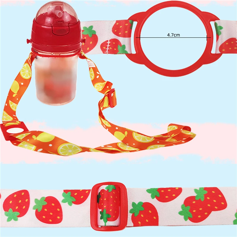 

Cute For Wide Mouth Thermos Drink Bottle Shoulder Travel Strap Portable Water Cup Lanyard Buckle Hanging Rope