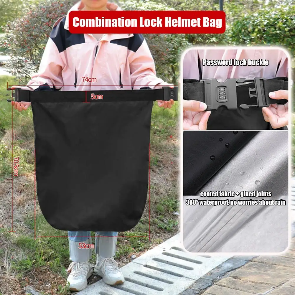Сумка для мотоциклетного шлема, водонепроницаемая сумка с кодовым замком, противоугонная сумка для хранения багажа, портативная дорожная сумка для мотоциклетного оборудования
Сумка для мотоциклетного шлема, водонепроницаемая сумка с кодовым замком, противоугонная сумка для хранения багажа, портативная дорожная сумка для мотоциклетного оборудования