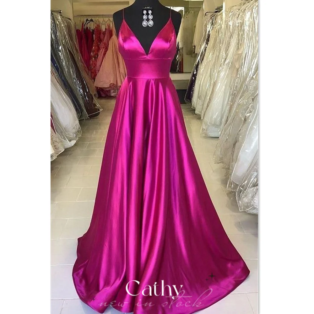 Sexy Spaghetti Strap Evening Dress Vestidos De Noche Rose Pink Prom Dresses 2022 Luxury Gowns Good Quality Silk Satin Prom Dress
Sexy Spaghetti Strap Evening Dress Vestidos De Noche Rose Pink Prom Dresses 2022 Luxury Gowns Good Quality Silk Satin Prom Dress