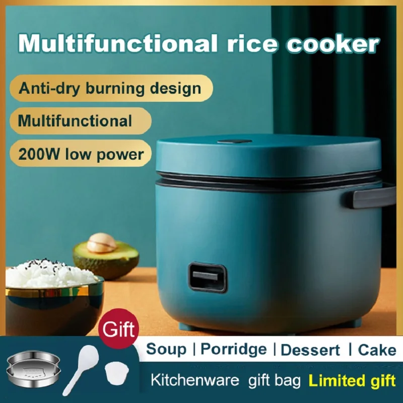 1-2 People Electric Rice Cooker Mini Rice Cooker Multi-function Non-Stick Household Small Electric Cooking Machine Make Porridge
1-2 People Electric Rice Cooker Mini Rice Cooker Multi-function Non-Stick Household Small Electric Cooking Machine Make Porridge