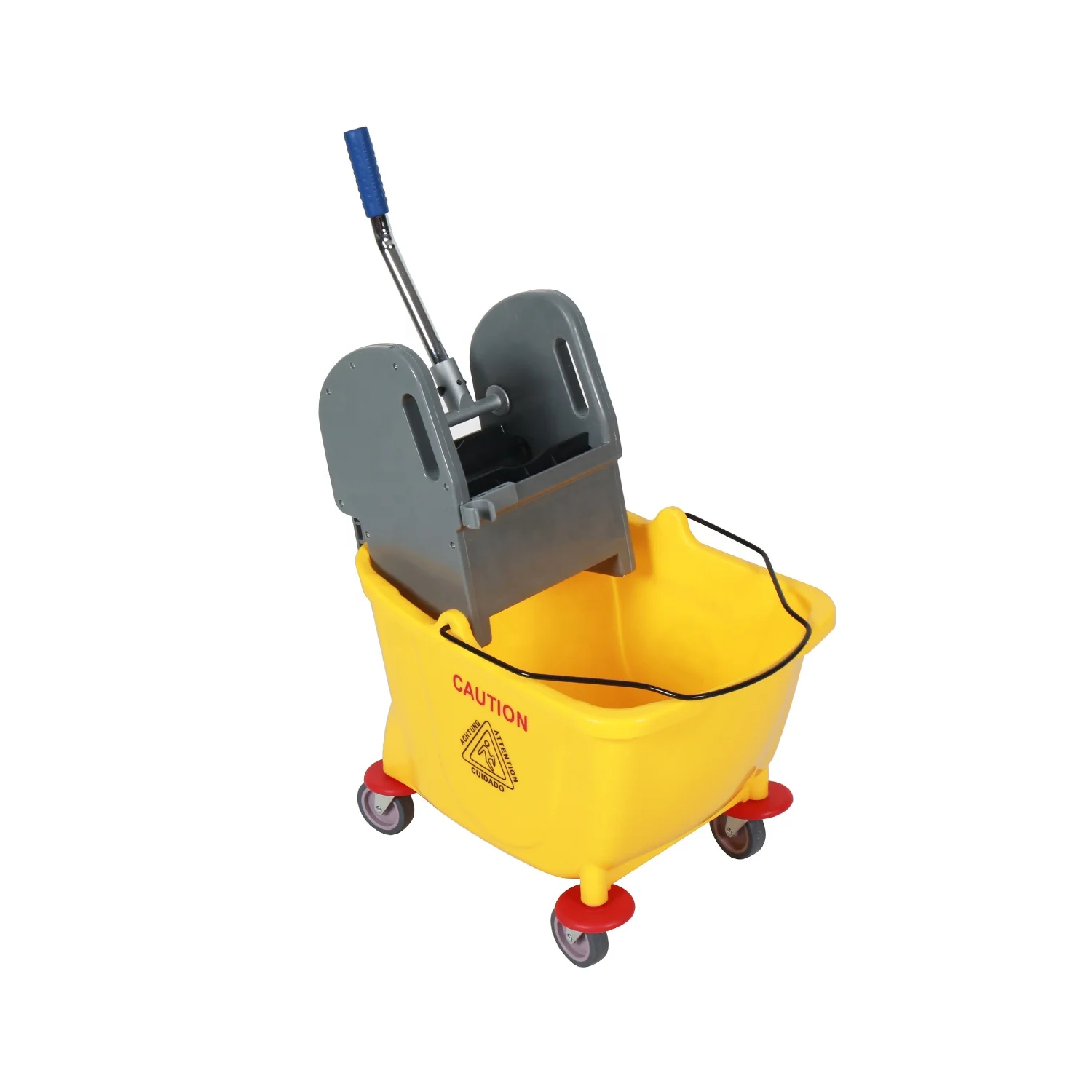 Yellow-grey 32-liter floor mop bucket thickened waterwheel squeeze bucket washing wringer hotel high-capacity cleaning tool cart
Yellow-grey 32-liter floor mop bucket thickened waterwheel squeeze bucket washing wringer hotel high-capacity cleaning tool cart