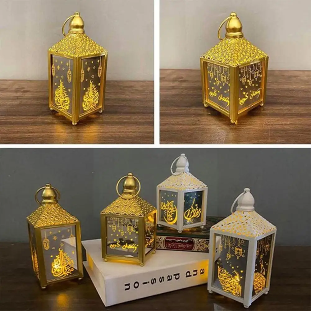 Muslim Ramadan Decoration Lamp Festival Home Wrought Iron Wind Lantern LED Crafts For Happy EID L7O0 
Muslim Ramadan Decoration Lamp Festival Home Wrought Iron Wind Lantern LED Crafts For Happy EID L7O0