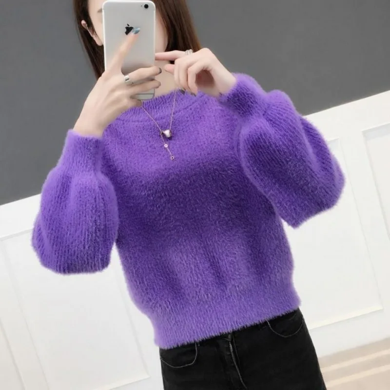Imitation Mink New Women's Sweater Loose Outer Wear Stature 2023 Short Korean Style Fashion Wholesale
Imitation Mink New Women's Sweater Loose Outer Wear Stature 2023 Short Korean Style Fashion Wholesale