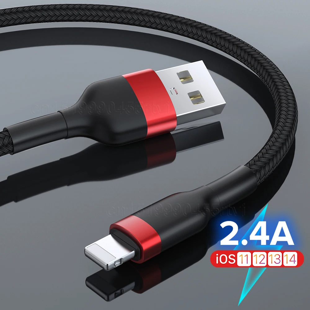 USB Charging Cable for iPhone 13 12 11 Pro Max Xs X 8 7 2.4A Fast Charging Cable for iPhone Charge Cable USB Data Cable 0.3/1/2M
USB Charging Cable for iPhone 13 12 11 Pro Max Xs X 8 7 2.4A Fast Charging Cable for iPhone Charge Cable USB Data Cable 0.3/1/2M