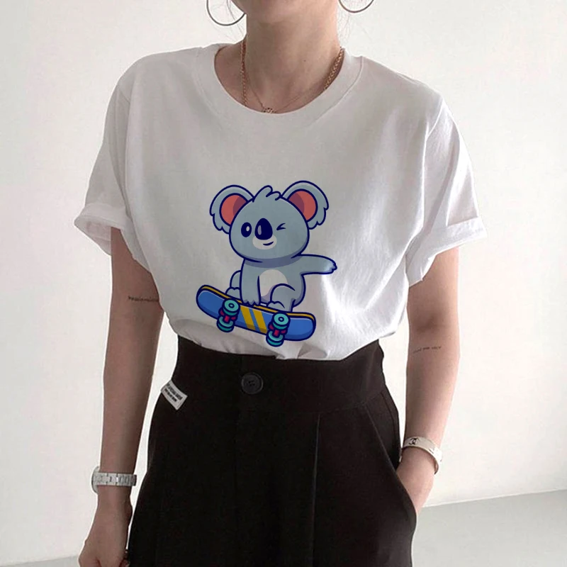 Top Animal Clothing T Shirt Women's Printed Fashion Women Sweet Cute Style Cartoon Sloth Casual Pattern Temperament Short Sleeve
Top Animal Clothing T Shirt Women's Printed Fashion Women Sweet Cute Style Cartoon Sloth Casual Pattern Temperament Short Sleeve