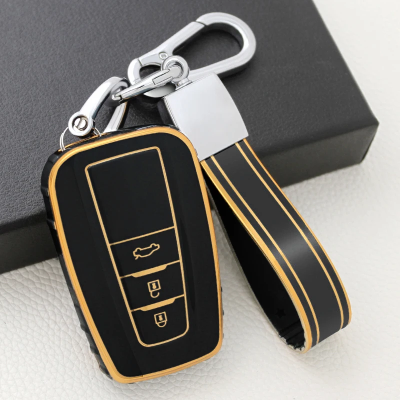 Car Remote 3 Buttons Key Case TPU Key Protector Cover Keychain For Toyota Camry Crown Izoa Vios Highlander
Car Remote 3 Buttons Key Case TPU Key Protector Cover Keychain For Toyota Camry Crown Izoa Vios Highlander