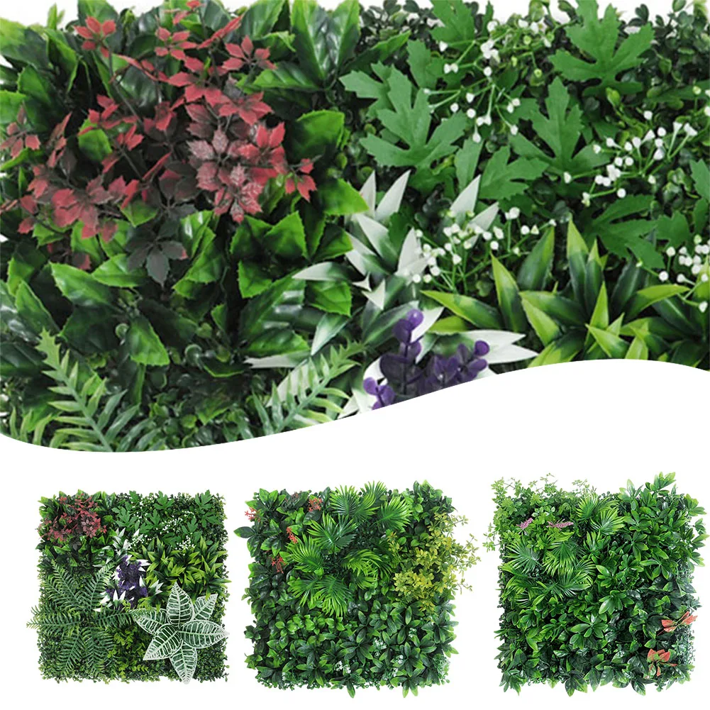 1pcs 50x50cm Artificial Plant Rattan Fake Panel Lawn Simulation Green Leaf Grass Mesh Grille Wall Decoration Outdoor Garden
1pcs 50x50cm Artificial Plant Rattan Fake Panel Lawn Simulation Green Leaf Grass Mesh Grille Wall Decoration Outdoor Garden