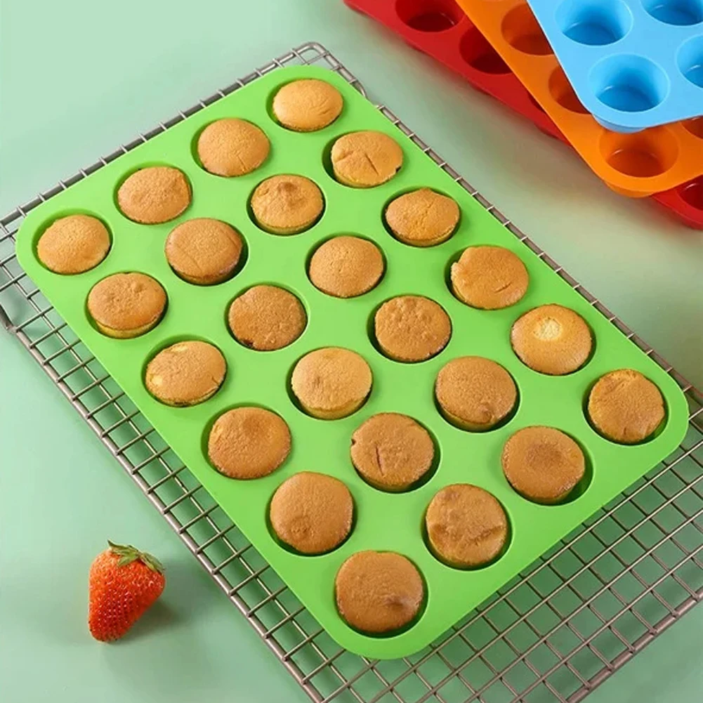 Non-stick Silicone Baking Mold 24 Cavity Cake Pans Muffin Mold BPA-Free Dishwasher Safe Silicone Muffin Pan Cupcake Tray Baking
Non-stick Silicone Baking Mold 24 Cavity Cake Pans Muffin Mold BPA-Free Dishwasher Safe Silicone Muffin Pan Cupcake Tray Baking