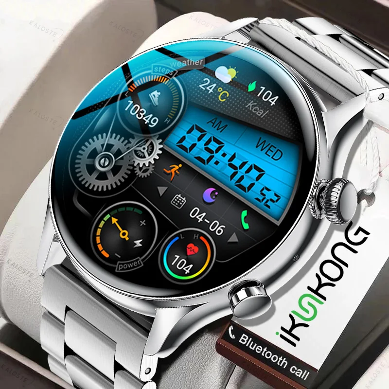 

2022 NFC Bluetooth Call Smar twatch AMOLED Screen Always Display The Time Ai Voice Assistant Smartwatch For Huawei Xiaomi Apple