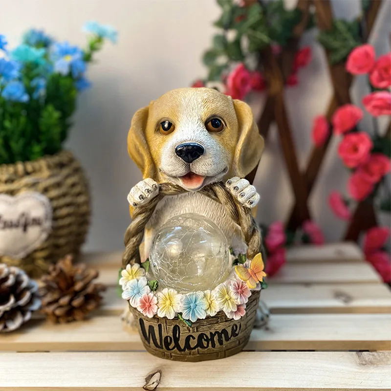 Vintage Ornament Set Vintage Christmas Ornament Solar Small Night Light Cute Dog Holding Flower Basket Ornaments
Vintage Ornament Set Vintage Christmas Ornament Solar Small Night Light Cute Dog Holding Flower Basket Ornaments