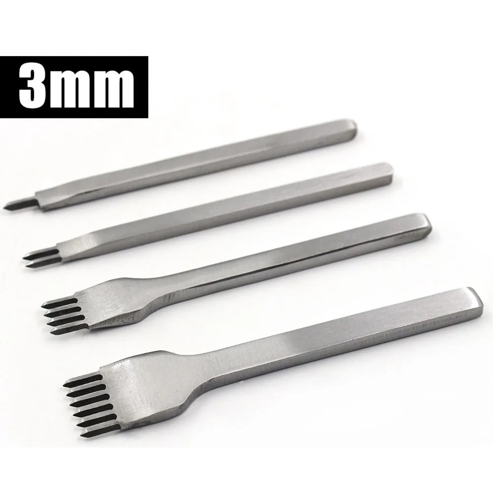 4Pcs 3/4/5/6mm Leather Hole Punch Tool Pricking Chisel Hole Tools Iron Lacing Stitching Sewing DIY Leather Craft Tools
4Pcs 3/4/5/6mm Leather Hole Punch Tool Pricking Chisel Hole Tools Iron Lacing Stitching Sewing DIY Leather Craft Tools
