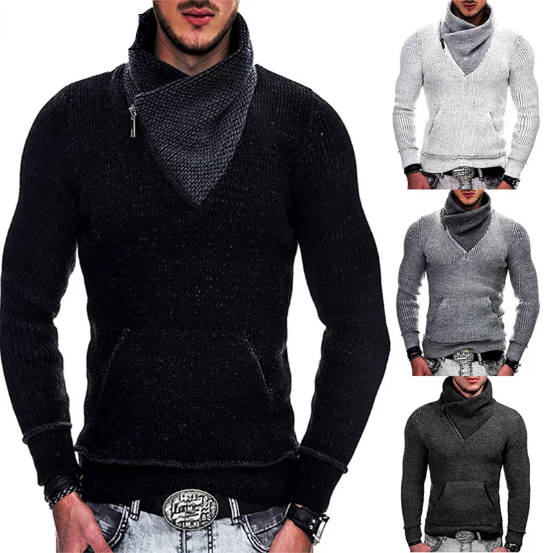 Fashion Sweater Turtleneck Men Autumn Korean Mens Casual Vintage Sweater Wool Half Zipper Collar Slim Fit WoolPullovers Sweaters
Fashion Sweater Turtleneck Men Autumn Korean Mens Casual Vintage Sweater Wool Half Zipper Collar Slim Fit WoolPullovers Sweaters