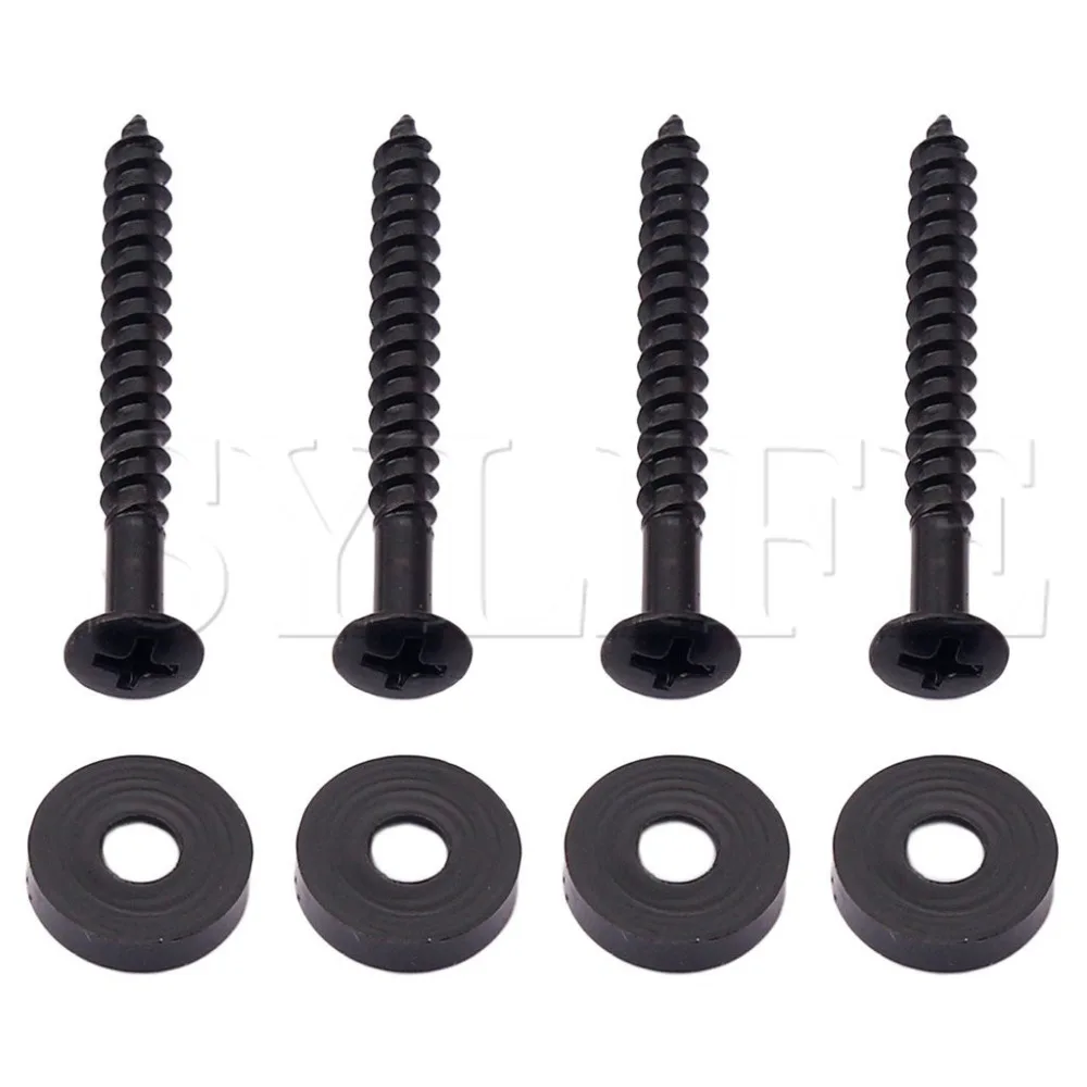15mm Dia Black Guitar Bass Neck Joint Ferrules/Bushings Complete with Matching Screws Pack of 4
15mm Dia Black Guitar Bass Neck Joint Ferrules/Bushings Complete with Matching Screws Pack of 4