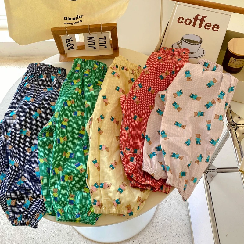 Children Clothes Girl Pants Spring Summer Cute Cartoon Bear Print Trousers for Babies Cotton Loose Young Children's Clothing
Children Clothes Girl Pants Spring Summer Cute Cartoon Bear Print Trousers for Babies Cotton Loose Young Children's Clothing