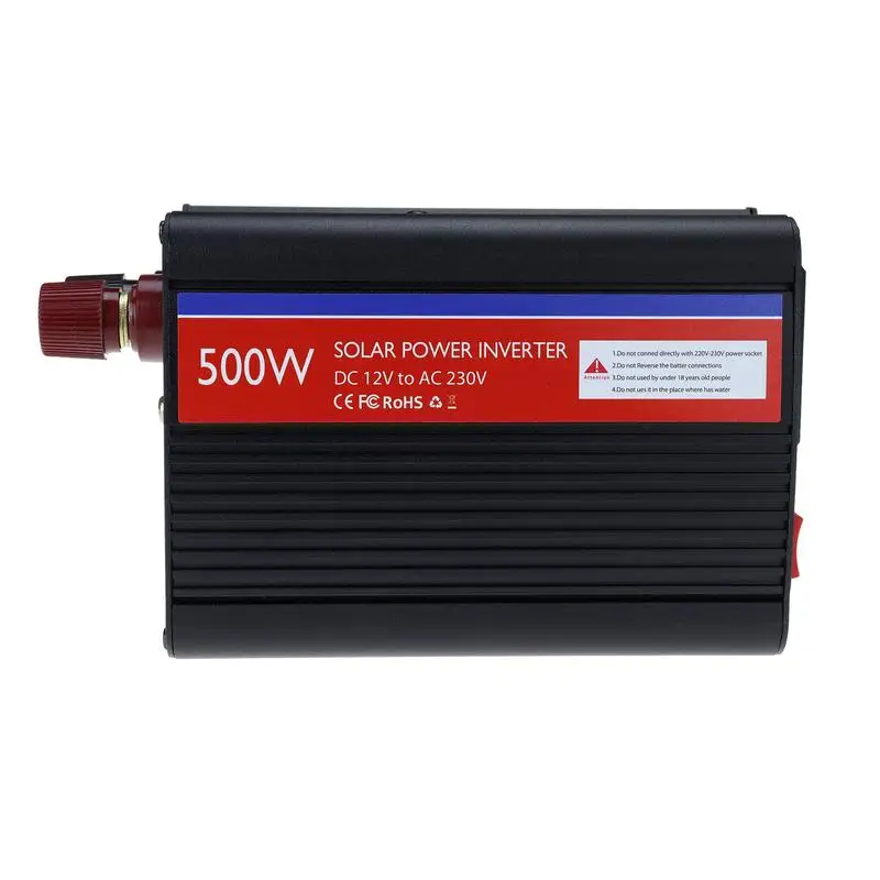 300W 500W Solar Power Inverter DC12V To AC230V 2.1AUSB Modified SineWave Voltage Car Adapter Charge Converter
300W 500W Solar Power Inverter DC12V To AC230V 2.1AUSB Modified SineWave Voltage Car Adapter Charge Converter