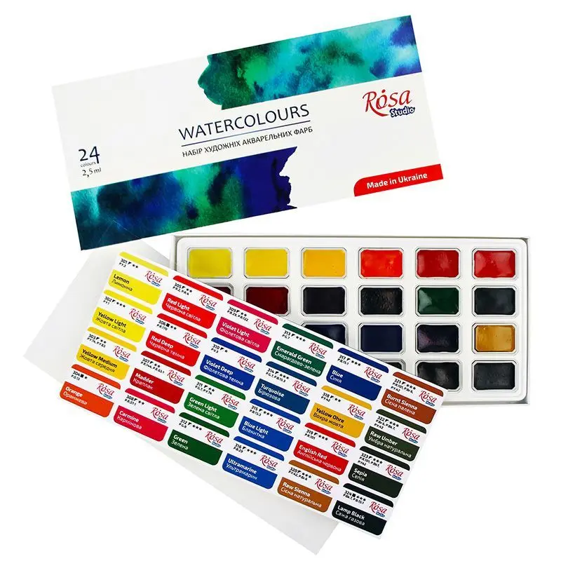16/24 Color Artists Watercolour Paint Set 16/36 Full Block Pans Solid Watercolor For Professionals, Beginners and Enthusiasts
16/24 Color Artists Watercolour Paint Set 16/36 Full Block Pans Solid Watercolor For Professionals, Beginners and Enthusiasts