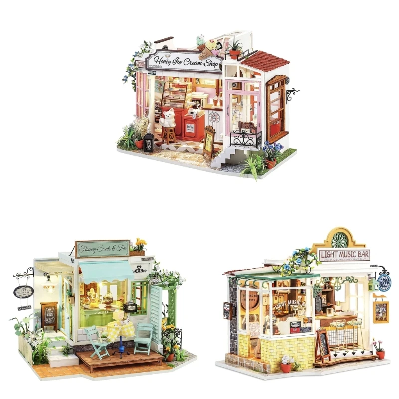 Diy Dollhouse Kits Modern Style Diy House Set Diy Assembled Houses for Crafts Miniatures Home Decoration
Diy Dollhouse Kits Modern Style Diy House Set Diy Assembled Houses for Crafts Miniatures Home Decoration