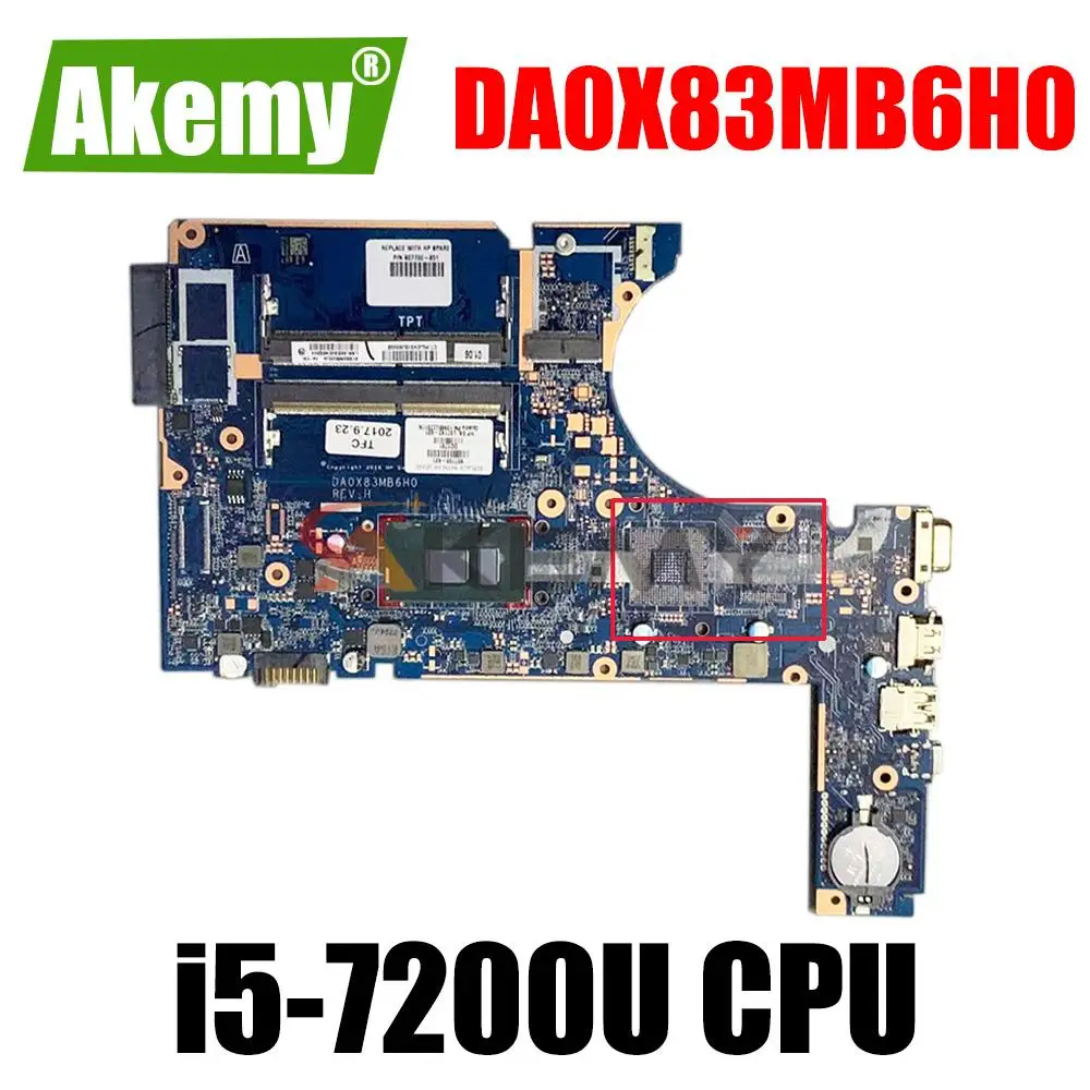 Laptop motherboard For HP 450 G4 470 SR2ZU i5-7200U CPU DA0X83MB6H0 907703-601 907703-001 Main Board full works
Laptop motherboard For HP 450 G4 470 SR2ZU i5-7200U CPU DA0X83MB6H0 907703-601 907703-001 Main Board full works