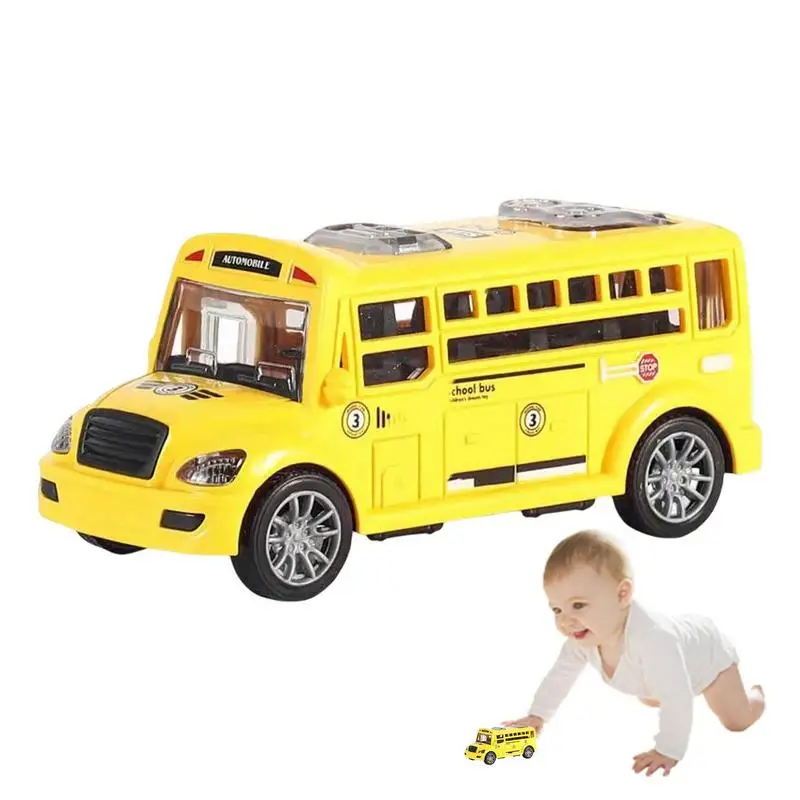 

Детский школьный автобус, игрушечный инерционный автомобиль, игрушки для детей, милый мультяшный детский симулятор, модель игрушечного автомобиля для мальчиков и девочек