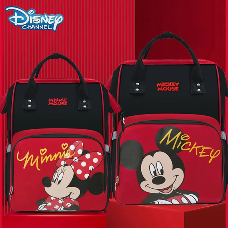 Сумка для подгузников Disney с USB, дизайнерский рюкзак для мамы, с крючком, с Микки и Минни, красный цвет
Сумка для подгузников Disney с USB, дизайнерский рюкзак для мамы, с крючком, с Микки и Минни, красный цвет
