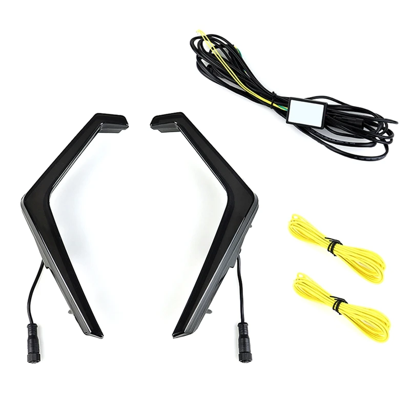 LED Center Grille Light With Turn Signal Light 6500K Daytime Running Light For Polaris RZR XP 4 1000 Turbo 2019-2022 
LED Center Grille Light With Turn Signal Light 6500K Daytime Running Light For Polaris RZR XP 4 1000 Turbo 2019-2022