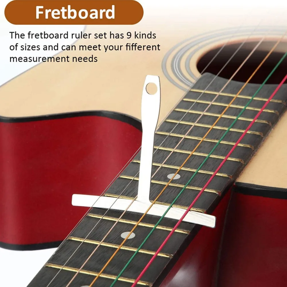 Guitar Steel String Gauge Ruler Guitar Radius Gauge Measuring Tools Luthier Tool Musical Instruments Luthier Guitar Tools
Guitar Steel String Gauge Ruler Guitar Radius Gauge Measuring Tools Luthier Tool Musical Instruments Luthier Guitar Tools