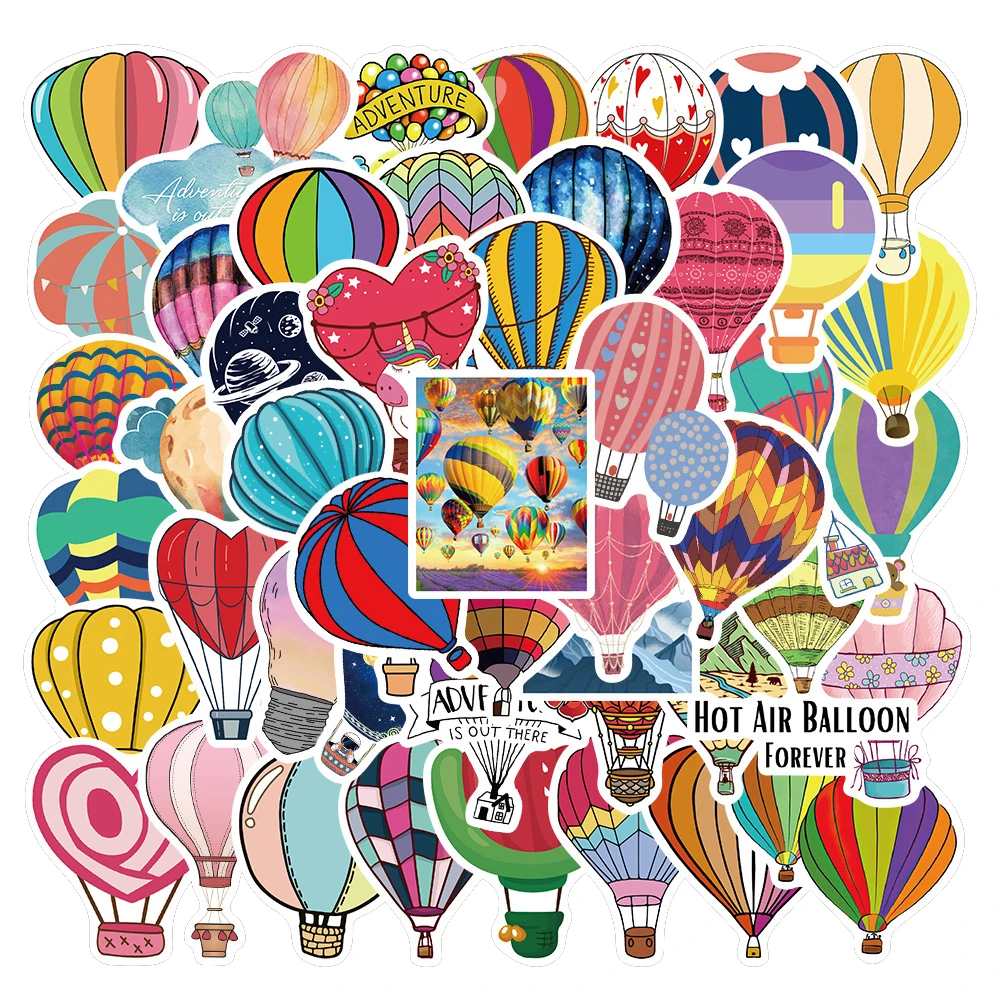 10/30/50PCS Cartoon Color Hot Air Balloon Creative Graffiti Sticker Bike Skateboard Car Helmet Laptop Computer Wholesale
10/30/50PCS Cartoon Color Hot Air Balloon Creative Graffiti Sticker Bike Skateboard Car Helmet Laptop Computer Wholesale
