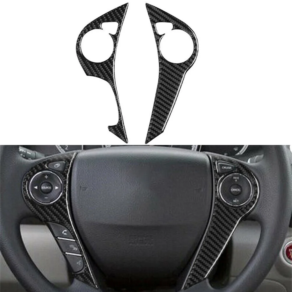 Carbon Fiber Steering Wheel Button Cover Trim For Accord 2013-2017 Type Easy Installtion Car Interior Decoration Wear-resistent
Carbon Fiber Steering Wheel Button Cover Trim For Accord 2013-2017 Type Easy Installtion Car Interior Decoration Wear-resistent