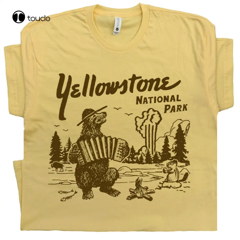 Футболка Yellowstone, забавная футболка, Национальная парка, кемпинг, походы, ретро, мужская и женская футболка унисекс
Футболка Yellowstone, забавная футболка, Национальная парка, кемпинг, походы, ретро, мужская и женская футболка унисекс