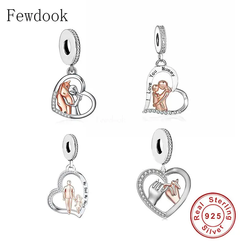 

FC Jewelry Fit Original Charm Bracelet 925 Sterling Silver Always My Sister Forever My Friends Pendant Bead For Making Berloque