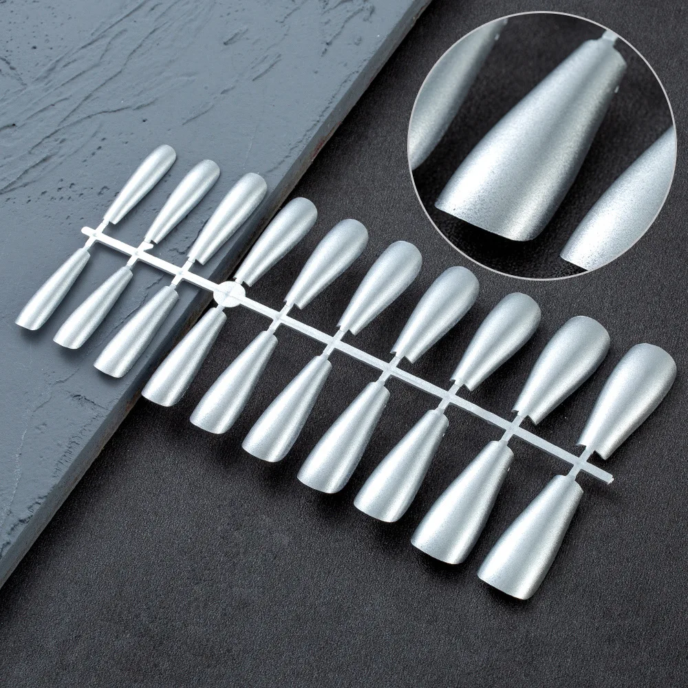 20Pcs Matte Black Coffin Fake Nails Long Ballet Metallic False Nail Tips Solid Color Press on Artificial Nail Salon Manicure
20Pcs Matte Black Coffin Fake Nails Long Ballet Metallic False Nail Tips Solid Color Press on Artificial Nail Salon Manicure