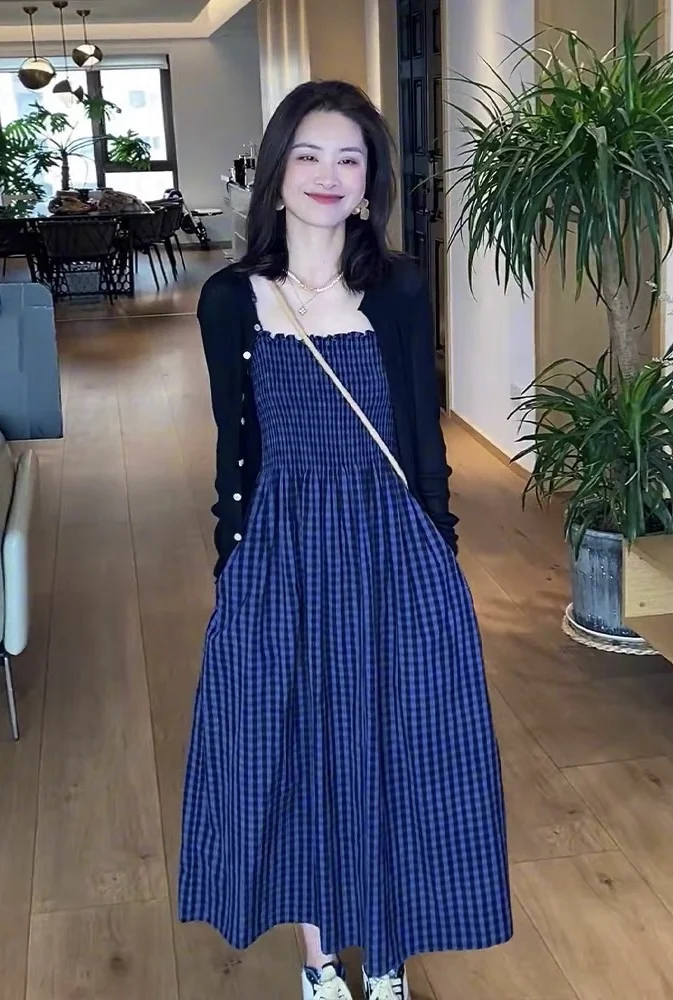 2023 Early Spring Fashion New Women's Wear Knitted Cardigan with Slip Dress Set 0228
2023 Early Spring Fashion New Women's Wear Knitted Cardigan with Slip Dress Set 0228