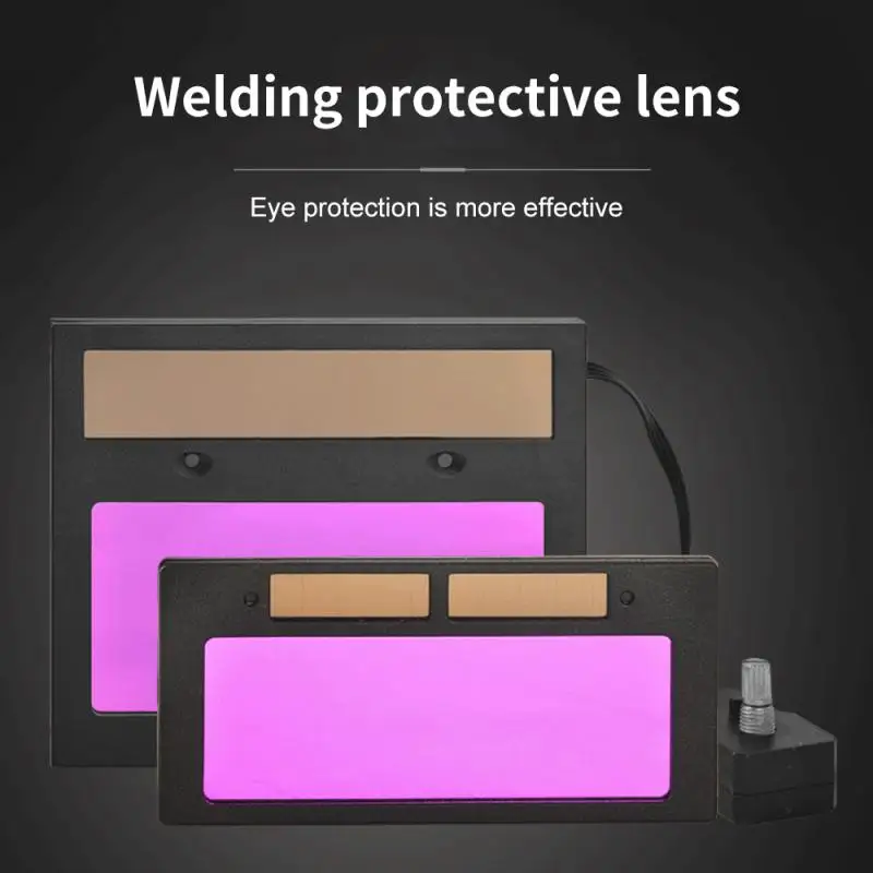 

Auto Darkening Filter Eye Protection Lenses Portable Welder Goggles Automatic Dimming Electric Welding Mask Lcd Display Shading