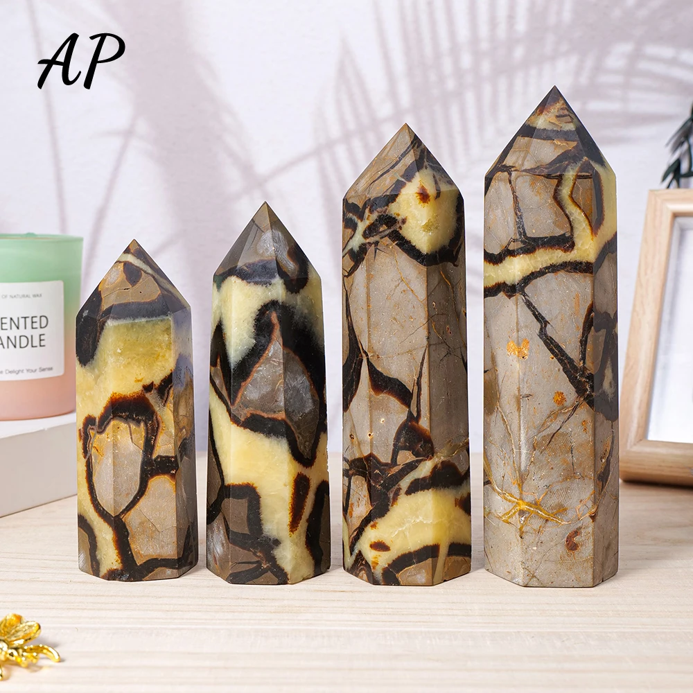 1PC Natural StoneTortoise shell Stone Crystal Point Column Healing Stone Large Size Septarium Wand Home Decoration Reiki Tower
1PC Natural StoneTortoise shell Stone Crystal Point Column Healing Stone Large Size Septarium Wand Home Decoration Reiki Tower