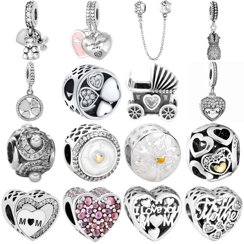 Новый Романтический серебряный браслет в виде сердца романтики с надписью «I Love You Mom Baby» 
Новый Романтический серебряный браслет в виде сердца романтики с надписью «I Love You Mom Baby»