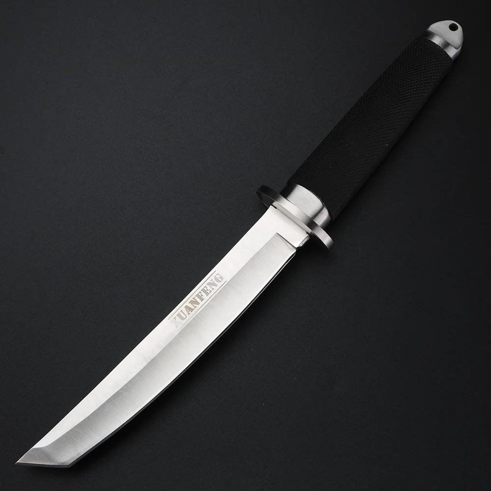 Black outdoor high hardness hunting knife fixed blade camping multi-functional EDC tool knife including leather case
Black outdoor high hardness hunting knife fixed blade camping multi-functional EDC tool knife including leather case