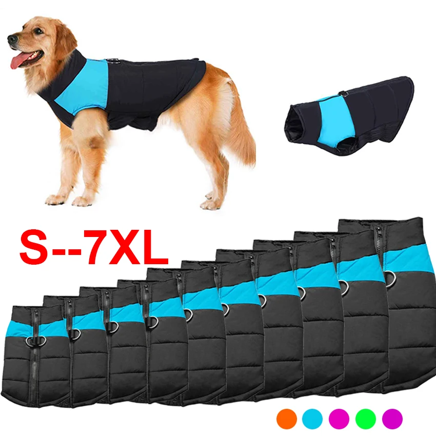 Winter Dog Clothes Fashion Thicken Warm Dog Cotton Coat Waterproof Jacket Vest for French bulldog Puppy Small Large Pet clothes
Winter Dog Clothes Fashion Thicken Warm Dog Cotton Coat Waterproof Jacket Vest for French bulldog Puppy Small Large Pet clothes