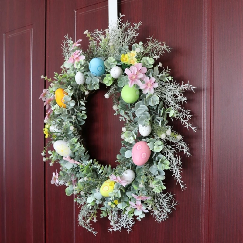 Easter Egg Wreath Decorative Garland Party Pendant Charm Household for Farmhouse Window Wall Door Decor 87HA
Easter Egg Wreath Decorative Garland Party Pendant Charm Household for Farmhouse Window Wall Door Decor 87HA